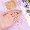 180Pcs 304 Stainless Steel Open Jump Rings STAS-ME0003-45-3