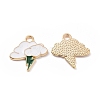 Alloy Enamel Pendants ENAM-G213-20LG-2
