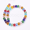 Glass Beads Strands GLAA-G043-01-8mm-2