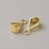 925 Sterling Silver Tube Bails STER-WH0013-03A-G-1