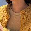 Bowknot 925 Sterling Silver Pendant Necklaces for Women NJEW-F338-04G-5