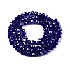 Electroplate Glass Beads Strands EGLA-A044-T4mm-A06-3