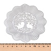 201 Stainless Steel 3D Rotating Hanging Wind Spinner STAS-B122-01P-04-3
