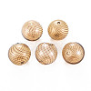 Transparent Handmade Blown Glass Globe Beads GLAA-T012-40B-01-1