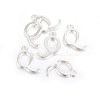 Silver Color Plated Alloy Letter Pendants PALLOY-J718-01S-Q-2