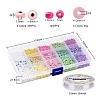 Glass Seed & Polymer Clay & Evil Eye Beads Kit for DIY Bracelet Making DIY-YW0004-63-3
