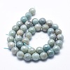 Natural Flower Amazonite Beads Strands X-G-O164-02-6mm-2