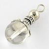 Natural Quartz Crystal Pendants G-Q459-02S-2