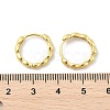 Brass Huggie Hoop Earrings EJEW-L231-33G-5