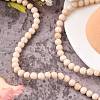 Natural Fossil Beads Strands G-E110-6mm-2-4