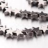 Electroplate Non-magnetic Synthetic Hematite Bead Strands G-F300-24B-01-1