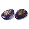 Natural Amethyst Pendants G-T122-73E-4