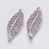 Brass Micro Pave Cubic Zirconia Links X-ZIRC-E144-03P-1