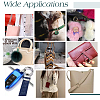9Pcs 3 Colors Alloy Spring Gate Rings FIND-NB0006-25A-5