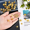 30Pcs Zinc Alloy Star Brooches FIND-FH0011-52G-3