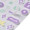 PET Plastic Stickers DIY-H168-01D-3