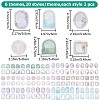 6 Bags 6 Styles Scrapbook Paper Pads Sets AJEW-GF0007-29-2