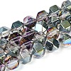 Electroplate Glass Beads Strands EGLA-T021-21H-1