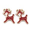 Alloy Enamel Pendants X-ENAM-S126-062B-NR-2