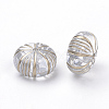 Plating Transparent Acrylic Beads X-PACR-Q115-47-2