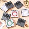 Bowknot Organza Ribbon Cardboard Bracelet Bangle Gift Boxes BC148-05-5
