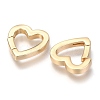 Brass Spring Gate Rings KK-O132-08G-2