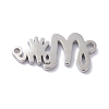 Mother's Day Non-Tarnish 304 Stainless Steel Pendants STAS-C035-01P-2