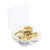 9Pcs 9 Style Alloy Enamel Signet Finger Rings and Cuff Rings Set RJEW-LS0001-58-7