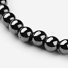 Synthetic Hematite Stretch Bracelets BJEW-P0131-01-2