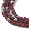 Imitation Jade Glass Beads Strands EGLA-A034-T2mm-MB13-4
