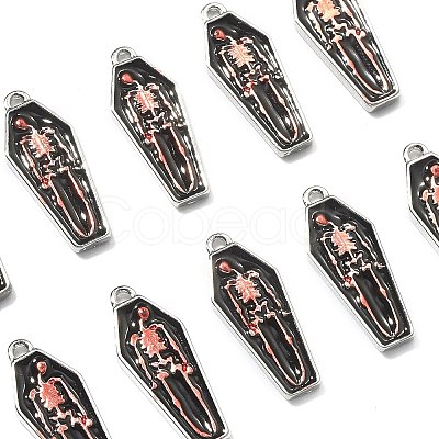 Alloy Enamel Pendants ENAM-CJC0021-01-1