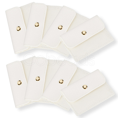 8Pcs Portable Imitation Leather Jewelry Bags for Travel ABAG-SP0001-38A-1