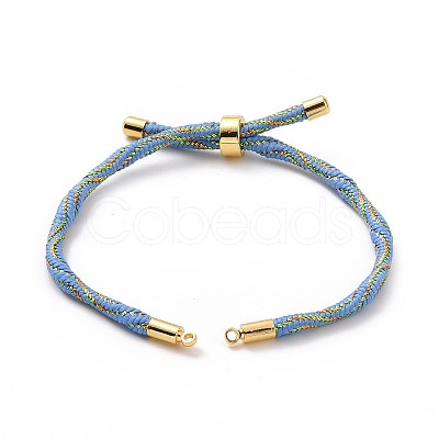 Nylon Cord Silder Bracelets MAK-C003-03G-19-1