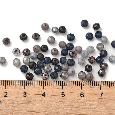 Electroplate Glass Beads GLAA-D020-01C-1