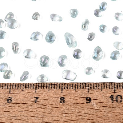 Transparent Electroplate Glass Beads EGLA-Q138-01D-1