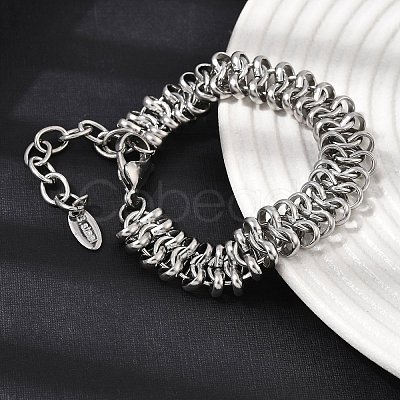 12MM 316L Surgical Stainless Steel Link Chain Bracelets SA-CBAB122-04P-1