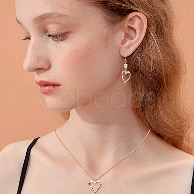 10Pcs 2 Styles Brass Pendants KK-HS0015-24-1