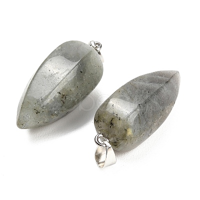 Natural Labradorite Pendants GG-K002-16M-1