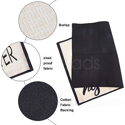 Coffee Theme Cotton and Linen Cup Mats AJEW-WH0201-013-1