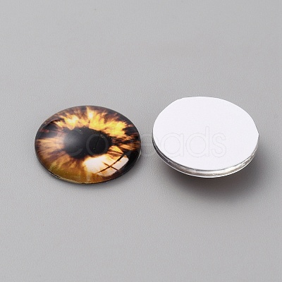Glass Cabochons GLAA-WH0033-75F-07-1