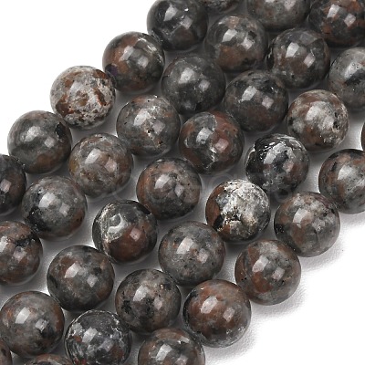 Natural Fluorescent Syenite Rock(Glow under UV Light) Beads Strands GG-NH0012-A01-10mm-1