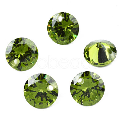 Cubic Zirconia Charms ZIRC-N033-A-03-1
