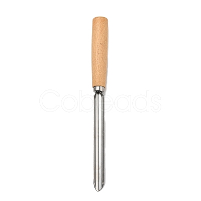201 Stainless Steel Fruit and Vegetable Corer AJEW-E055-04P-1