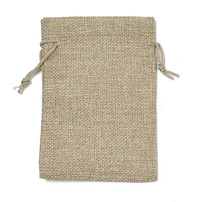 Christmas Printed Burlap Packing Pouches Drawstring Bags ABAG-Q053-02A-01-1