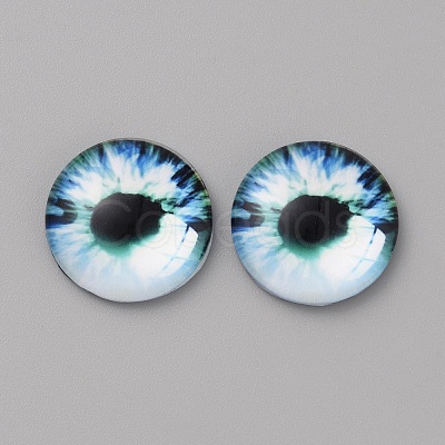 Glass Cabochons GLAA-WH0033-75F-10-1
