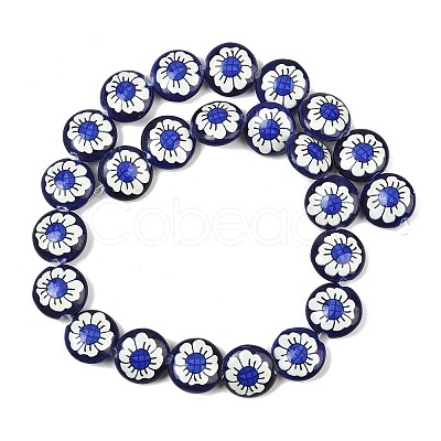 Printed Handmade Porcelain Beads PR-CBA938E-02B-1