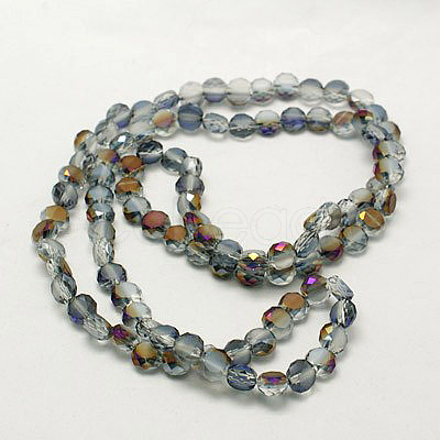 Electroplate Glass Beads EGLA-D028-05-1