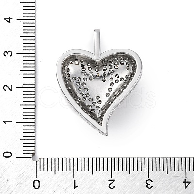 Brass Micro Pave Cubic Zirconia Pendants KK-S510-32GP-03-1