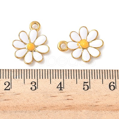 304 Stainless Steel Enamel Pendants STAS-I346-21G-1