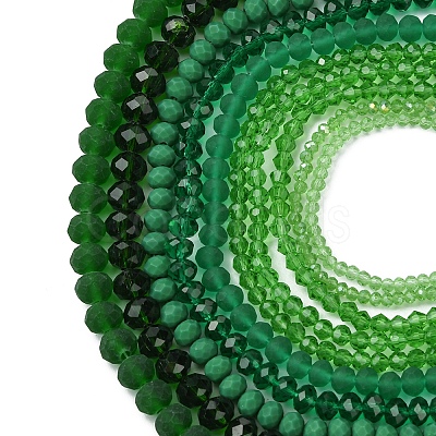 Electroplate Glass Beads Strands EGLA-FS0001-42B-1